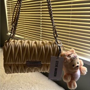 Steve Madden yellow Women Shoulder Bag with Charm